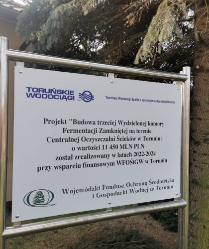 Tablica informacyjna projektu